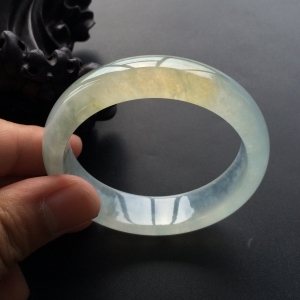 (超值推荐)冰种黄翡手镯(55mm)