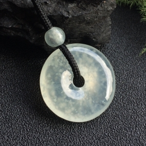 （超值推荐）冰种淡晴水平安扣挂件