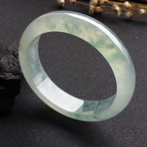 （超值推荐）冰种飘花手镯（55.5mm）