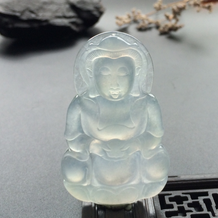 （超值推荐）冰种淡晴水观音挂件