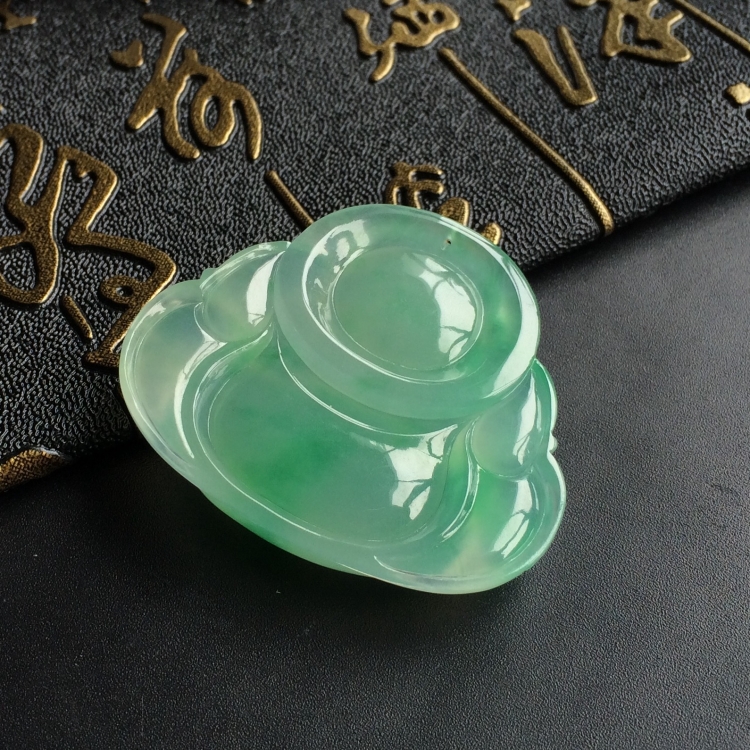 (超值推荐)冰种飘翠玉佛挂件