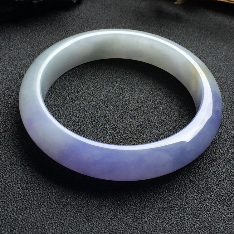 （超值推荐）糯冰种紫罗兰手镯（55mm）