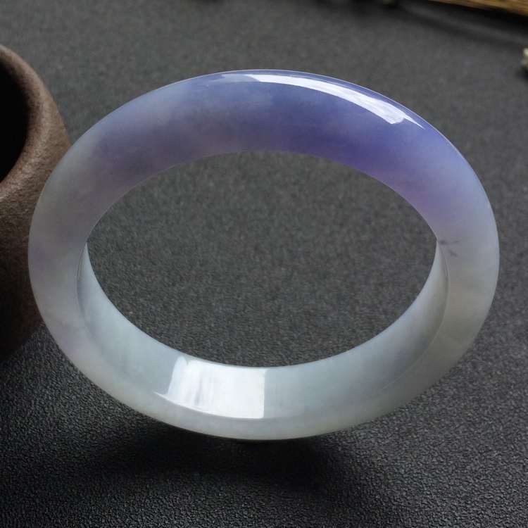 （超值推荐）糯冰种紫罗兰手镯（55mm）