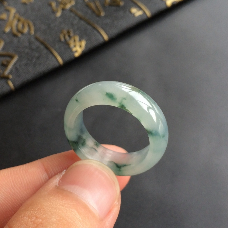(超值推荐)冰种飘花指环