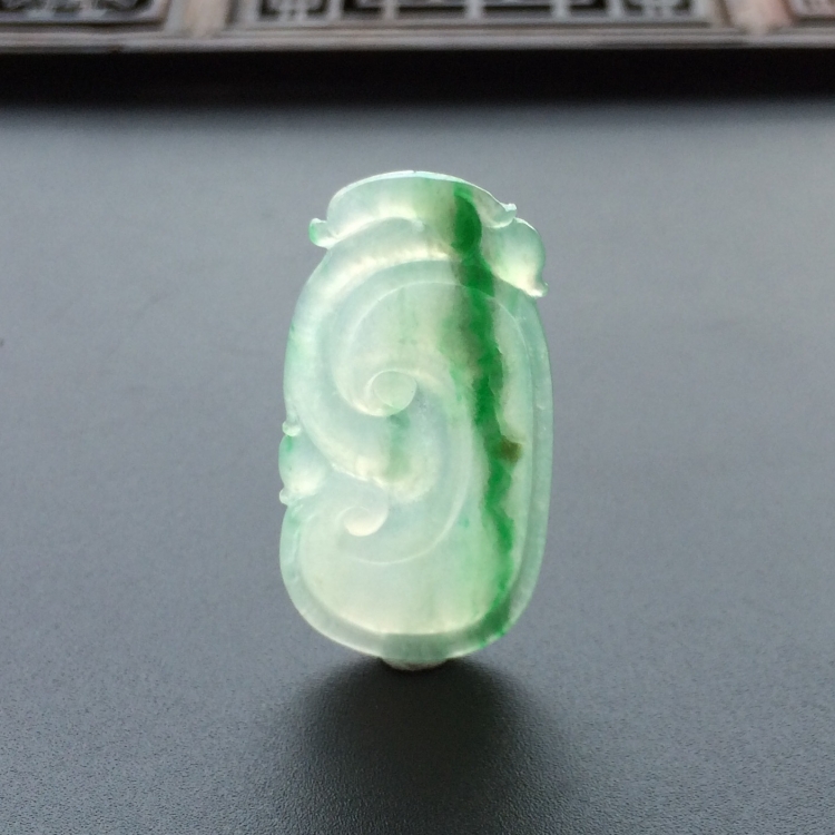 (超值推荐)冰种飘翠如意挂件