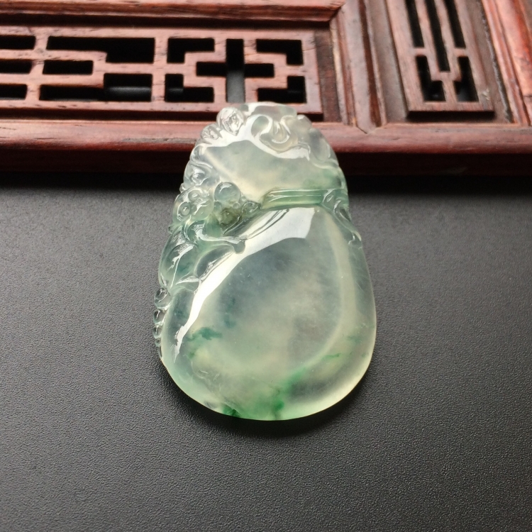 (超值推荐)冰种飘花代代有福挂件