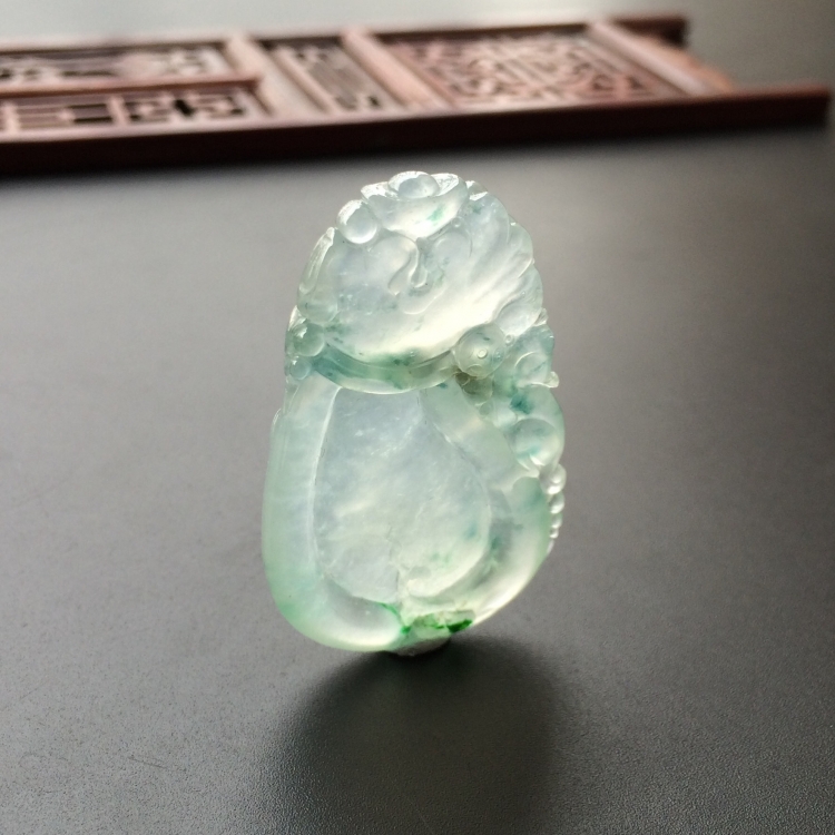 (超值推荐)冰种飘花代代有福挂件