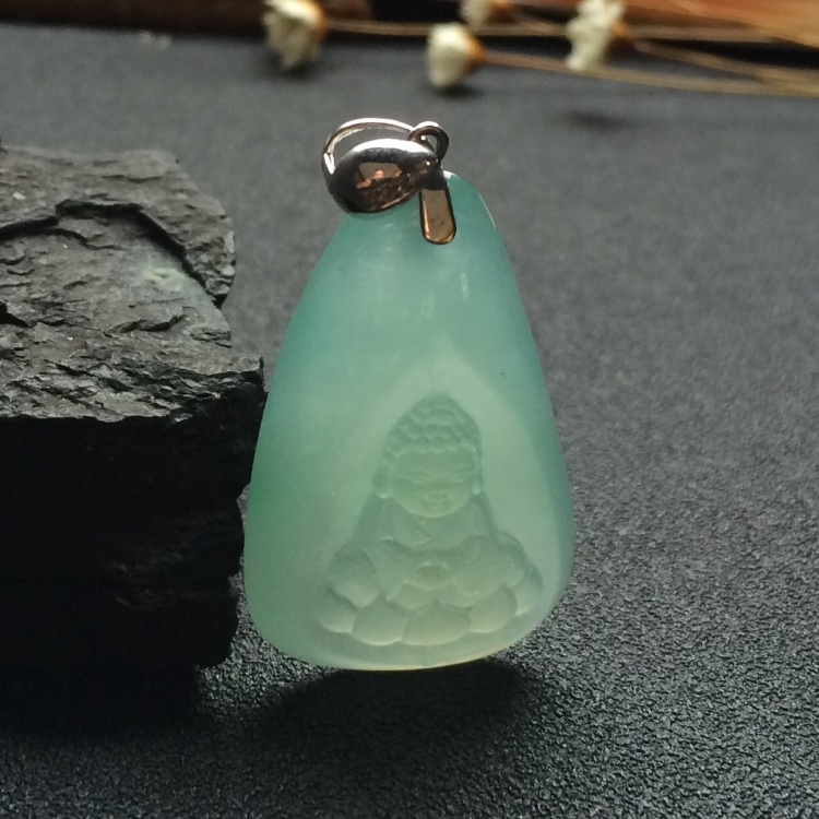 （超值推荐）冰种晴水宝宝佛挂件