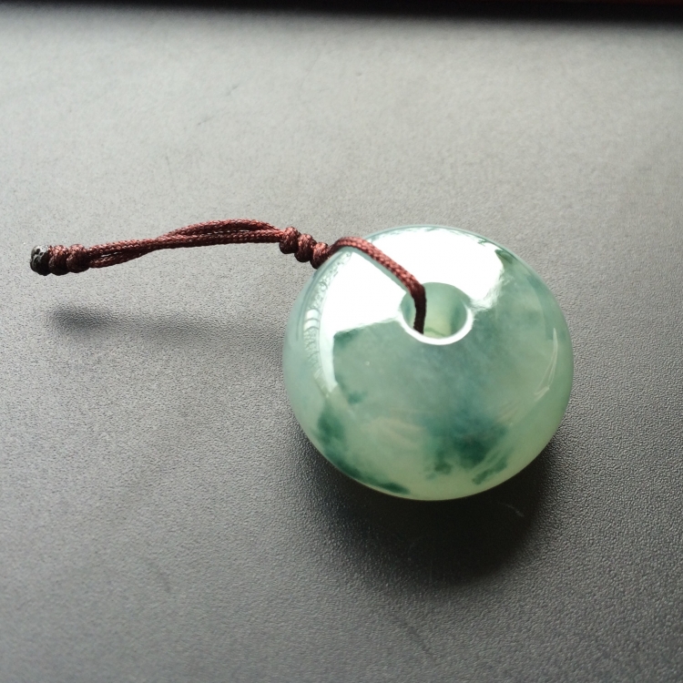 (超值推荐)冰种飘花平安扣挂件