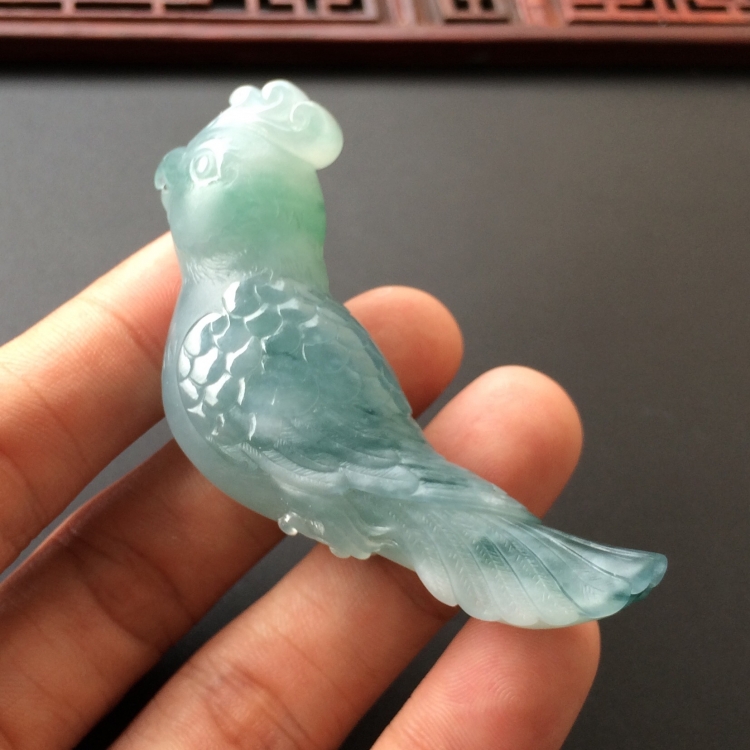 (超值推荐)糯冰种飘花英明神武挂件
