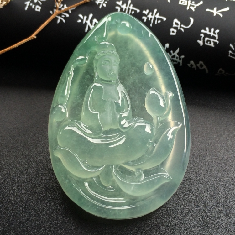 （超值推荐）冰种晴水观音挂件