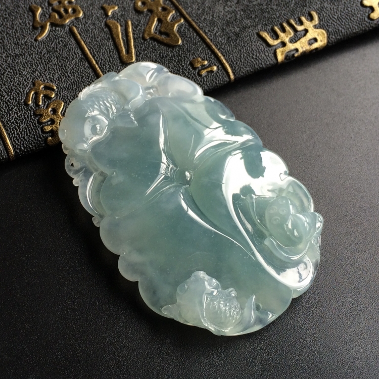 (超值推荐)冰种晴水金玉满堂挂件