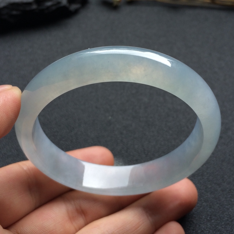 （超值推荐）冰种淡晴水手镯（56.4mm）