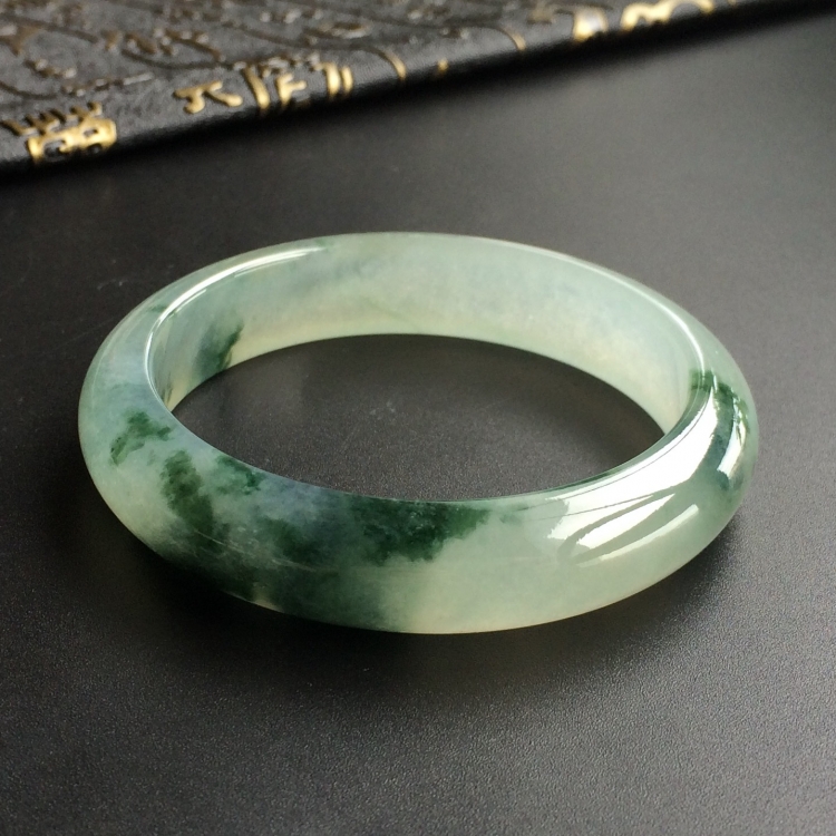 (超值推荐)冰种飘花手镯(55.1mm)