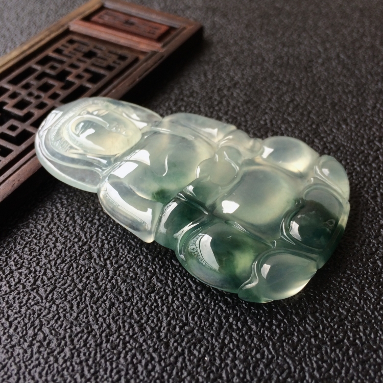 (超值推荐)冰种飘花观音挂件