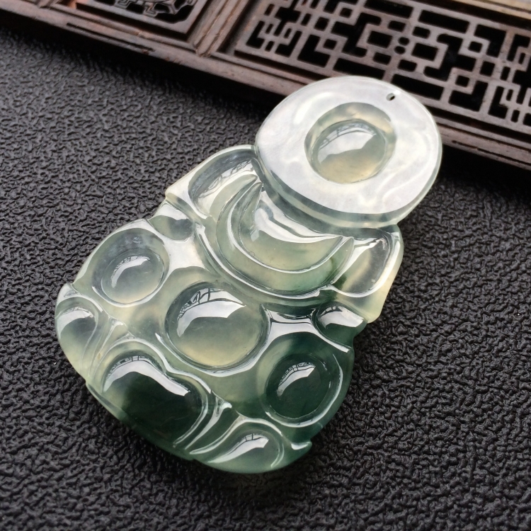 (超值推荐)冰种飘花观音挂件