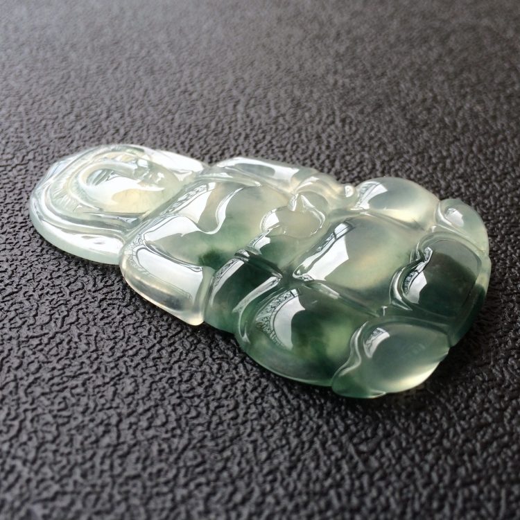 (超值推荐)冰种飘花观音挂件