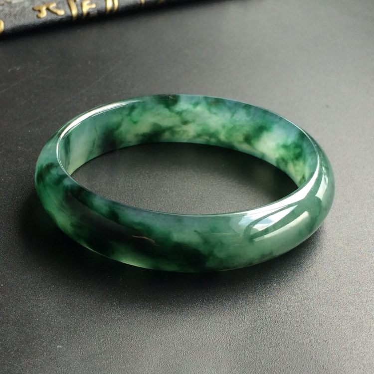 (超值推荐)冰种飘花贵妃镯(55.1mm-49mm)