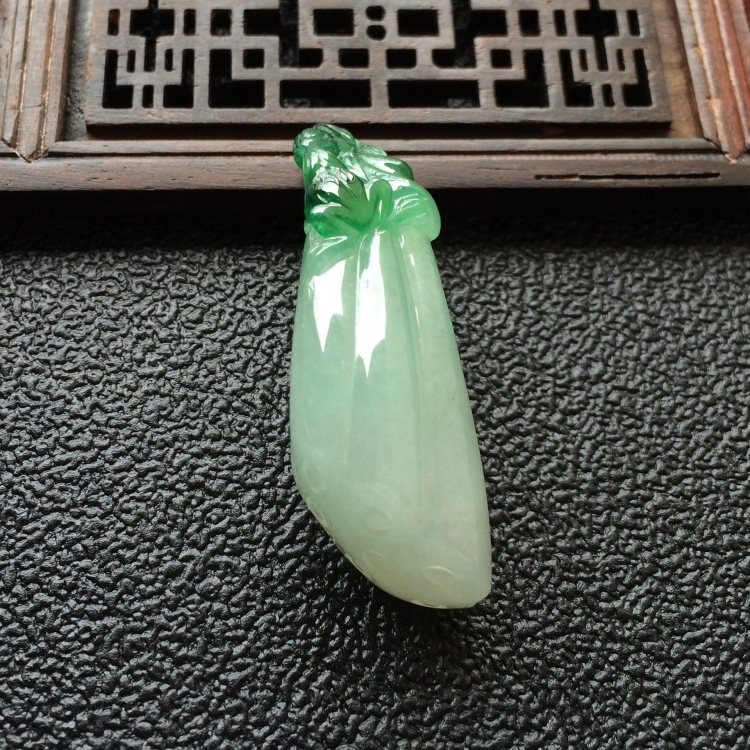 (超值推荐)糯冰种飘花莲子挂件