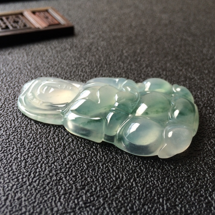 (超值推荐)冰种飘花观音挂件