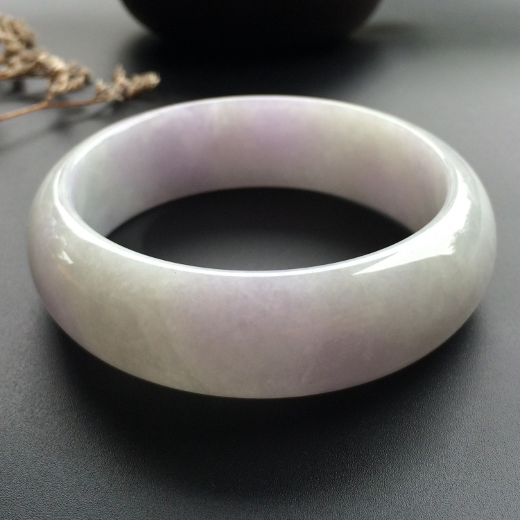 （超值推荐）糯冰种淡紫罗兰手镯（57.3mm）