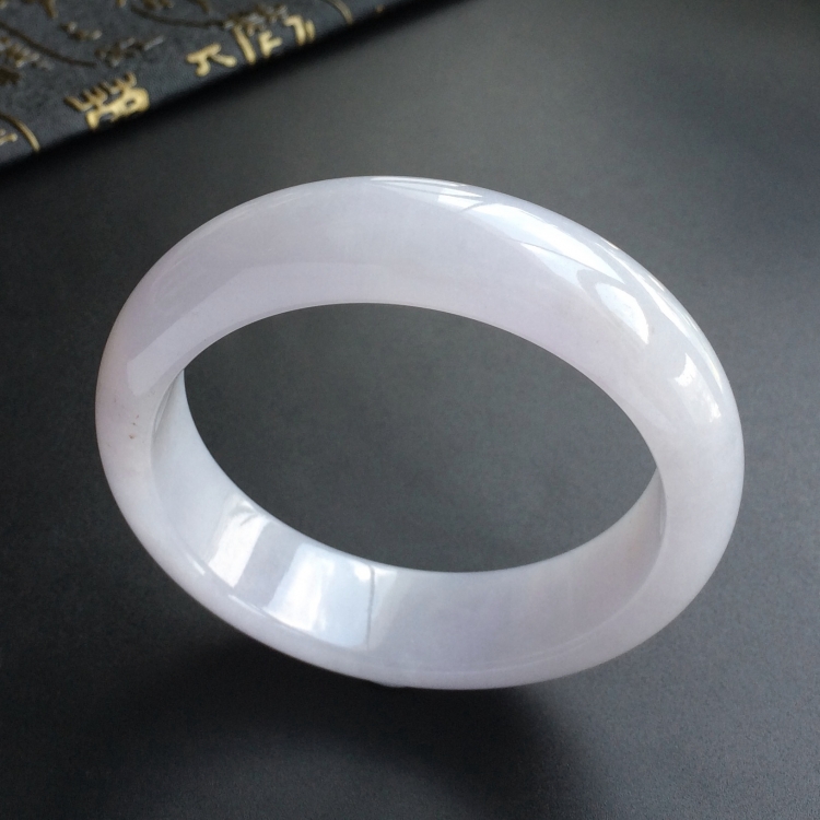 (超值推荐)糯冰种紫罗兰手镯(58mm)