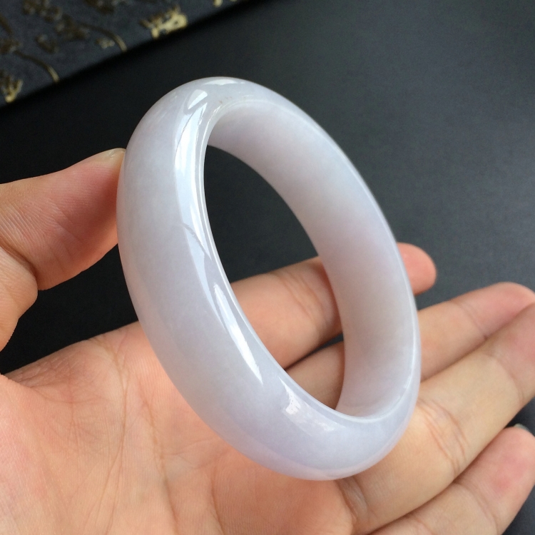 (超值推荐)糯冰种紫罗兰手镯(58mm)