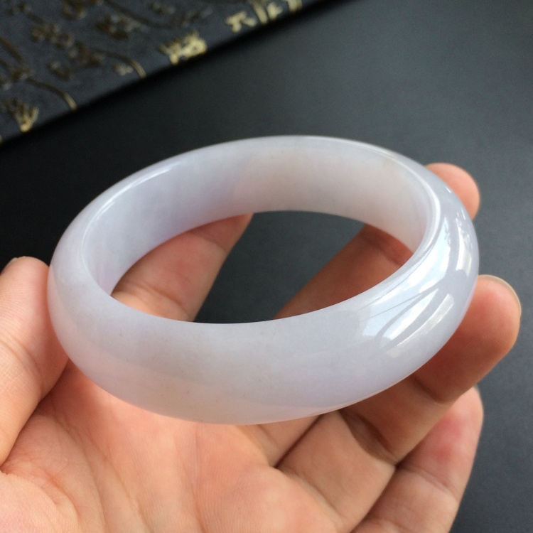 (超值推荐)糯冰种紫罗兰手镯(58mm)