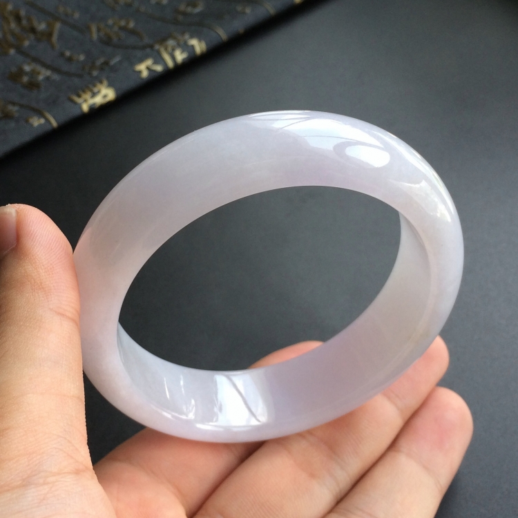 (超值推荐)糯冰种紫罗兰手镯(58mm)