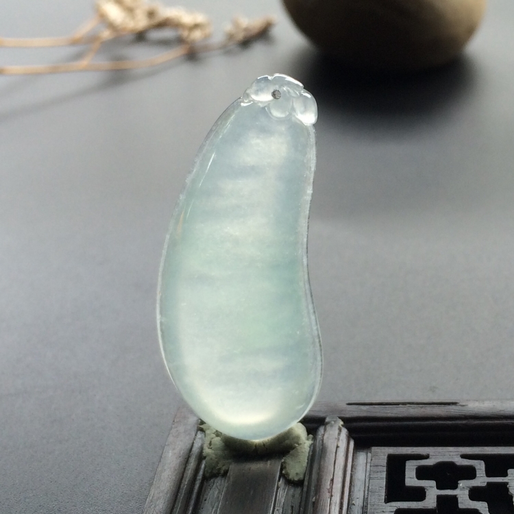 （超值推荐）冰种淡晴水福瓜挂件