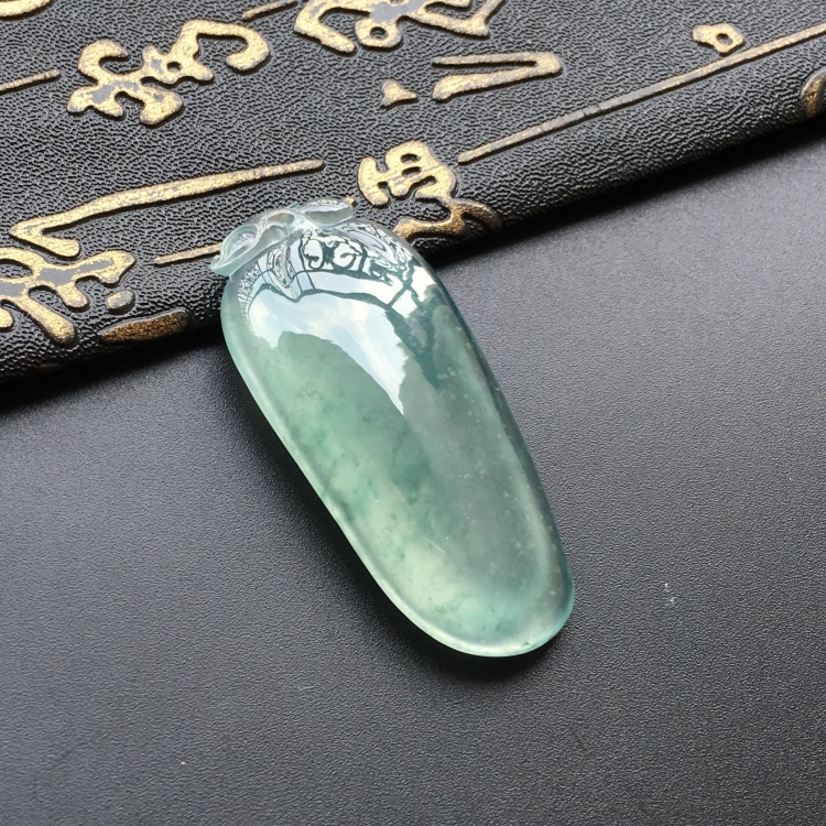 (超值推荐)冰种飘花福瓜挂件