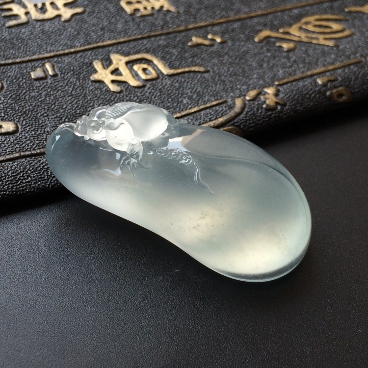 (超值推荐)冰玻种晴水福瓜挂件
