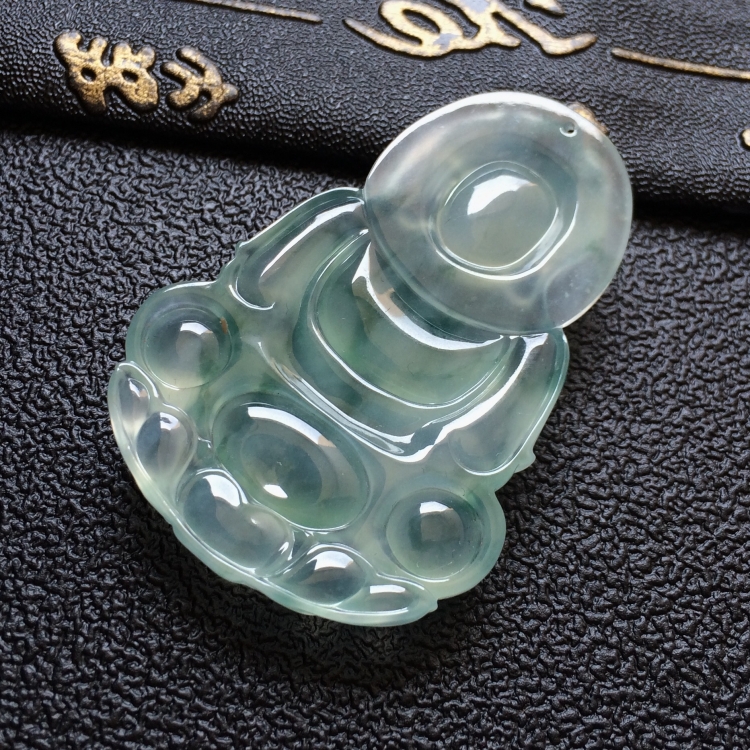 (超值推荐)冰种飘花观音挂件