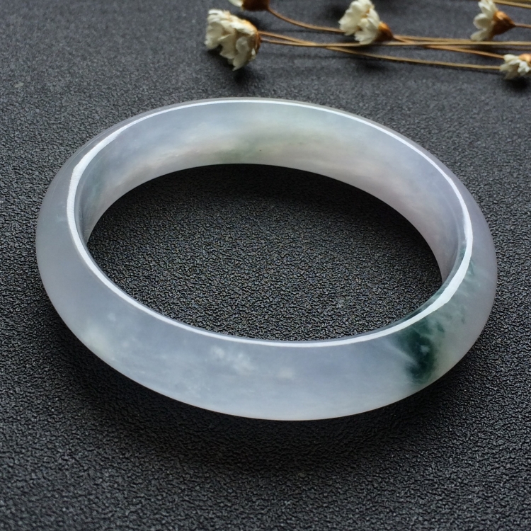 （超值推荐）冰种飘花贵妃镯（51.7mm-46mm）