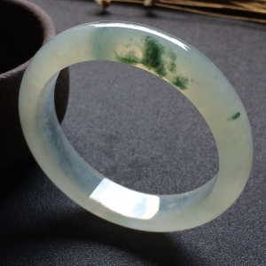 （超值推荐）冰种飘花手镯（55.2mm）