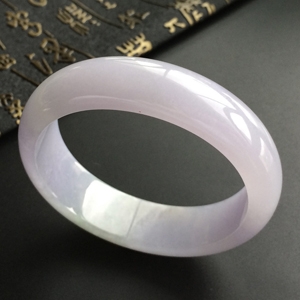 (超值推荐)糯冰种紫罗兰贵妃镯(58.6mm-51.8mm)