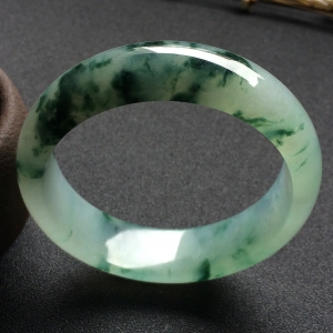 （超值推荐）冰种飘花手镯（56.7mm）