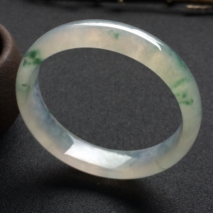 （超值推荐）冰种飘花手镯（59mm）