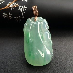 （超值推荐）冰种飘花福瓜挂件
