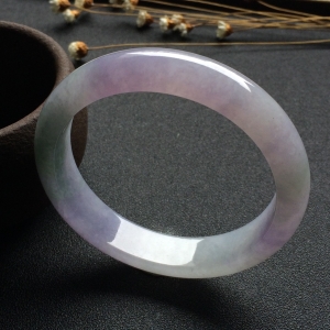 （超值推荐）糯冰种紫罗兰手镯（58mm）