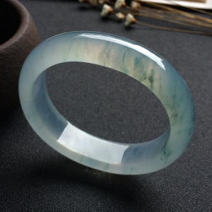 （超值推荐）冰种飘花贵妃镯（54.5mm-46.7mm）