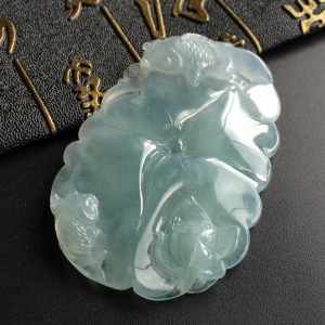 (超值推荐)冰种晴水金玉满堂挂件