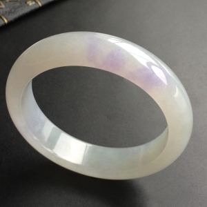 (超值推荐)糯冰种紫罗兰手镯(57.4mm)