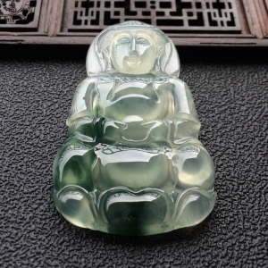 (超值推荐)冰种飘花观音挂件