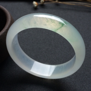 （超值推荐）冰种飘花手镯（56.7mm）