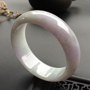 （超值推荐）糯冰种淡紫罗兰手镯（57.3mm）
