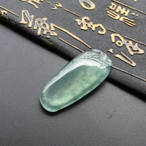 (超值推荐)冰种飘花福瓜挂件