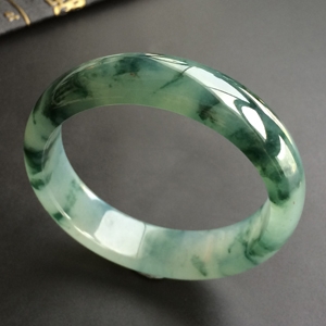 (超值推荐)冰种飘花手镯(55mm)