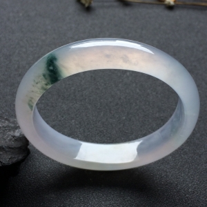 （超值推荐）冰种飘花贵妃镯（51.7mm-46mm）