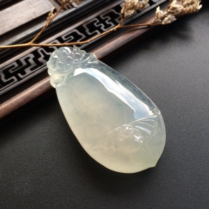 （超值推荐）冰种淡晴水福瓜挂件